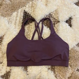 Lululemon Energy Bra Purple